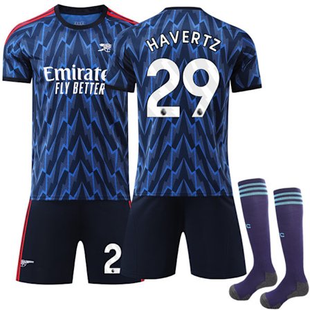 25-26 Arsenal Borta Barn Vuxen Fotbollströja Nr 29 Havertz 25-26 Havertz Z 25-26 Havertz