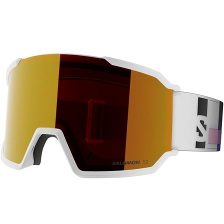 Salomon - Skibrille Unisex S/view 3 Ml - White