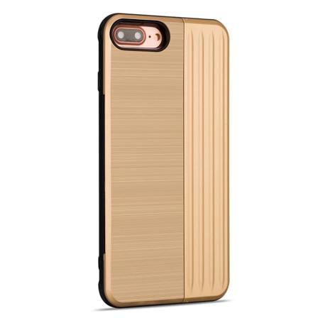 Iphone 8 Plus - Exklusivt Skal Från Leman Med Korthållare Lila