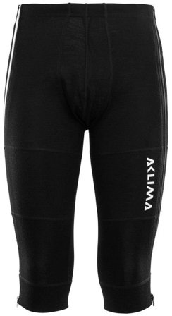 Aclima M's WarmWool 3/4 Summit Longs Jet Black