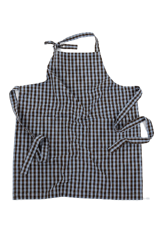 A World of Craft MARIA Förkläde Kökstextil Blå 85x90 cm