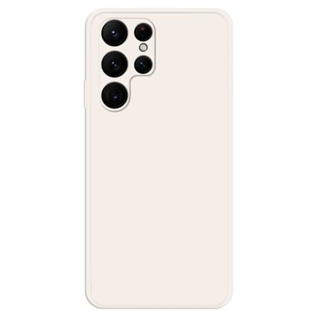 Skråt gummicover mod fald til Samsung Galaxy S22 Ultra - Beige