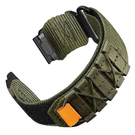 26mm Klockarmband för Garmin Fenix 8 51mm 7X 6X 5X Snabbfäste Nylon Magic Tape Armband