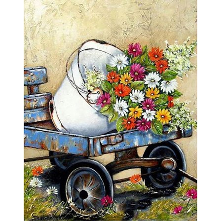 DIY Fuld Bor 5D Diamantmaleri Broderi Korsstingssæt De