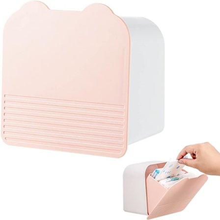 Oppbevaringsboks for sanitetsbind, bærbar oppbevaringsveske for sanitetsbind for bad