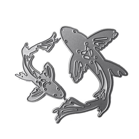 Fisk Metal Skærestencils Scrapbooking DIY Album Stempel Papirkort Prægning Dekor Håndværk