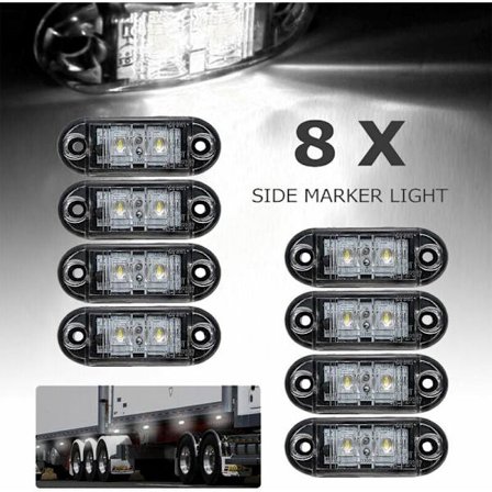 8 stk. LED sidemarkeringslys Front posisjonslys - Perfet
