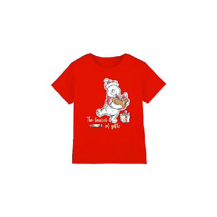 Nalle Puh Barn/Kids Jultomtens Bärare T-shirt