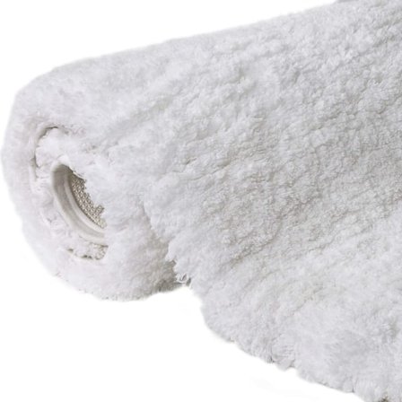 Luksuriøs Mikrofiber Bademåtte, Fluffy Plys Super Shaggy Blød Skridsikker, Vandabsorberende Hurtigtørrende Badeværelsestæppe, Tykke Badeværelsestæpper