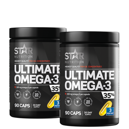 2 x Ultimate Omega-3 90 kapselia 35% 1000 mg