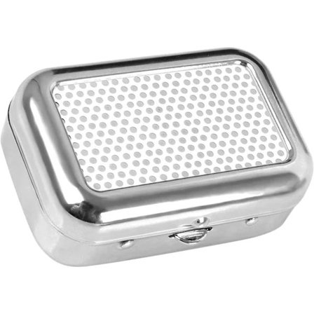 Bærbar Mini Askebæger Firkantet Metal Askebæger Aftageligt Lomme Askebæger med Låg til Udendørs Camping, Rejser, Have, Bar, Bil