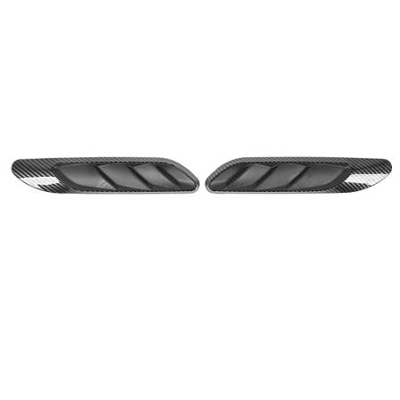 1 par stänkskydds sidoluftsutsläpp ventilationslist vänster höger aerodynamik ersättning för Benz C?Klass W206 AMG?Line C63 2022+ kolfiber stil