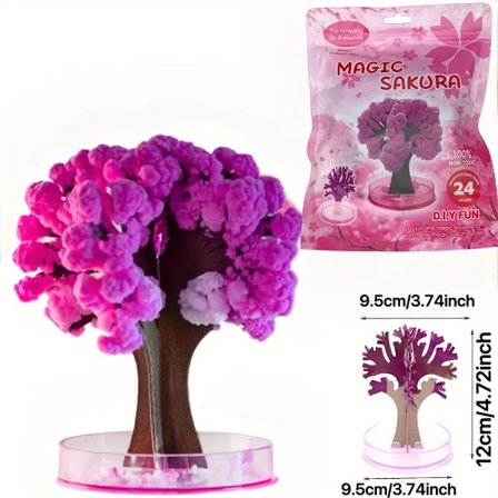 Papirbøker blomstrer, magiske kirsebærblomster, trær som blomstrer ved vanning, bursdagsgaver, festlige ønsker.