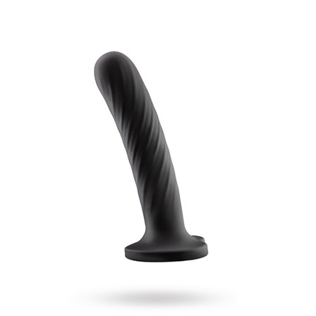 Blush: Temptasia Twist Black Dildo - Large - Sexleker Vuxen: Vibrator, dildo & massajestaver