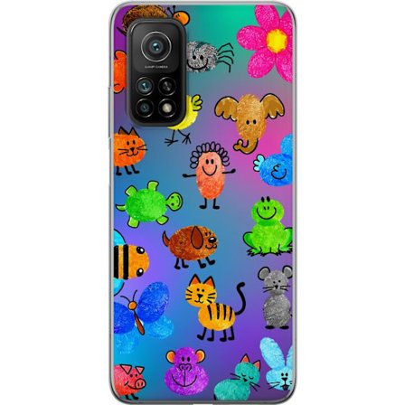 Kompatibel Mobilcover til Xiaomi Mi 10T 5G Little Scribble Friends