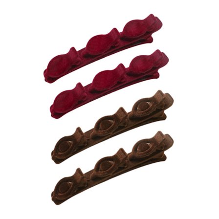 2 kpl tyylikkäitä hiustenmuotoiluklipsiä hiustarvikkeita flocking-hiuspinnejä naisille