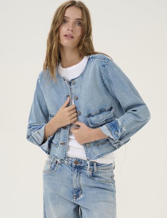 My Essential Wardrobe Dangomw 144 Short Jacket - Blue - 46