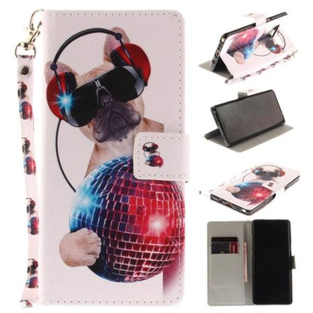 Plånboksfodral Samsung Galaxy Note 8 – Party Pug