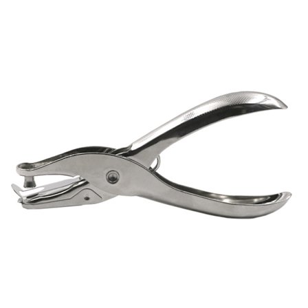 Reikäleima, yksireikäiset pihdit, kädessä pidettävä yksireikäinen rei'itin