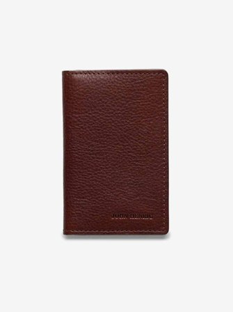 John Henric Men's Kastanienbrauner Kartenetui Isaia Size Onesize