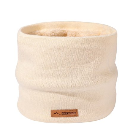 Snood Hals Strikket Halstørklæde BEIGE