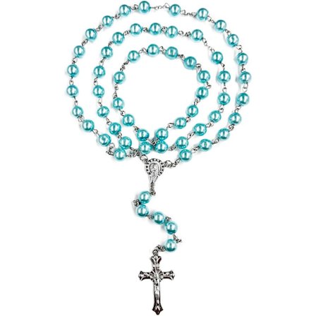Rosary Sæt, Første Kommunion Rosary til Piger og Drenge, Rosary Perler Katolske til Mænd, Rosary Halskæde som Gave til