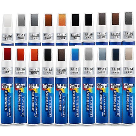 20 Farver 12ml Universal Bil Ridse Reparations Lakstift Bil Vedligeholdelse & Reparation Auto
