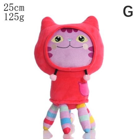 Gabby's Dukkehus Plys Smilende Kat Fyldt Dukke - Lager