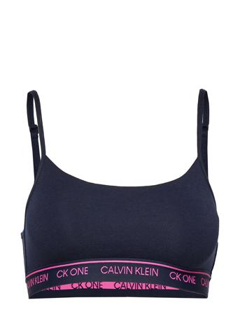 Unlined Bralette Lingerie Bras & Tops Soft Bras Tank Top Bras Blå Calvin Klein