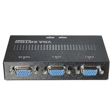 VGA 2 Port Manuel Switch Splitter - 2 Ind 1 Ud Monitor To Kilder