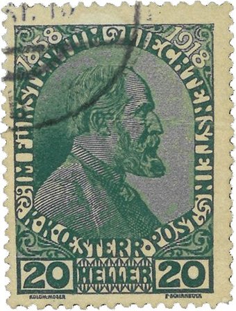 Liechtenstein 1918 - MICHEL 10 - Stemplet
