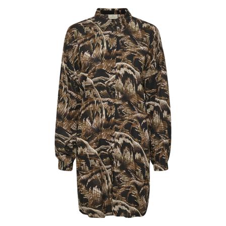 Kaffe KAlena Shirt Kjole Brun, Dame