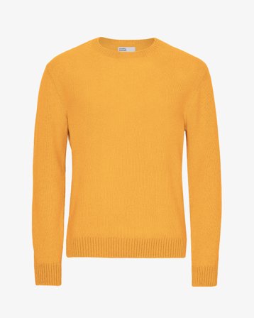 Classic Merino Wool Crew - Burned Yellow XL