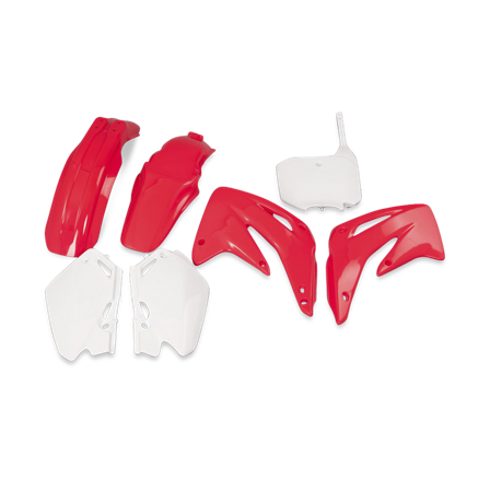 Kit Plastiche Rtech Rosso-Bianco - Honda CR 85R 2003-2008