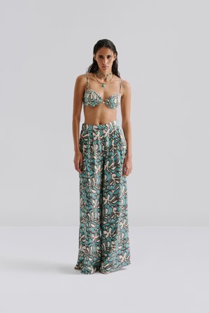Malina - Maribel Pants - 48 - Ocean Corals