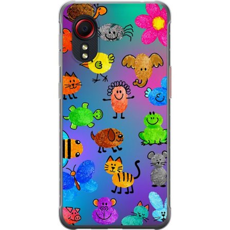 Yhteensopiva Puhelinkuori Samsung Galaxy Xcover 5 Little Scribble Friends