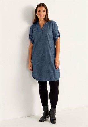 Cellbes of Sweden - Jeansklänning i mjuktvättad denim - mörkblå / denim - för damer - 58/60