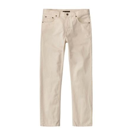 Nudie Jeans, Loose Fit Trousers Beige, Heren, Maat:W33 L32