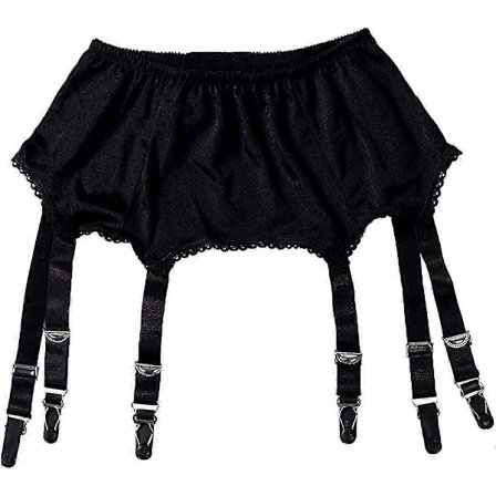 Korkeavyötäröiset sukkanauhaliivit 6 nauhalla sukille, koot 6-28