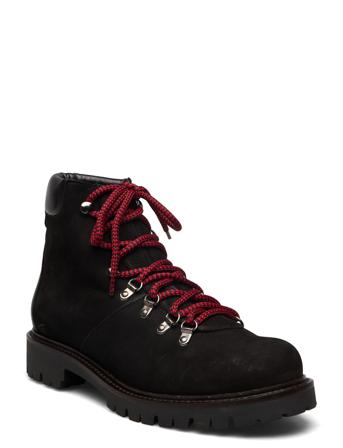 Figlio Shoes Boots Ankle Boots Laced Boots Svart Weekend Max Mara