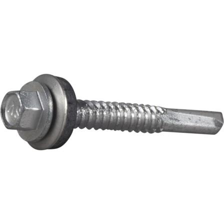 ESSVE 63540 Peltiruuvi kuusiokanta, CorrSeal, aluslaatalla 6,3 x 90 mm, 100 kpl, Kiinnitys