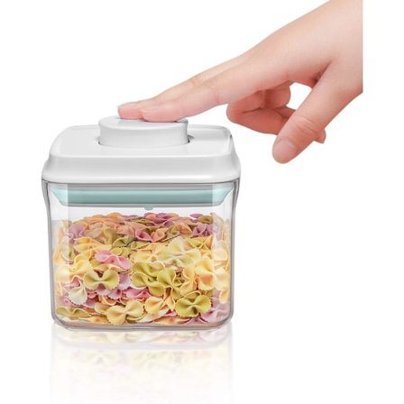 (1 st - 500 ml) Lufttät matförvaringsbehållare – Mekanisk silikonförslutning