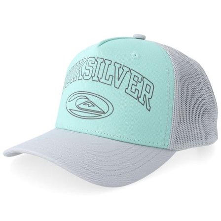 Quiksilver - Grön trucker Keps - Kids Decades Cotton H Micro Chip Trucker @ Hatstore