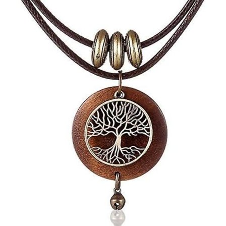 Kjede med tykt anheng for kvinner