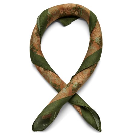 Bryon Silk Brux Neckerchief for Men - Neckerchiefs