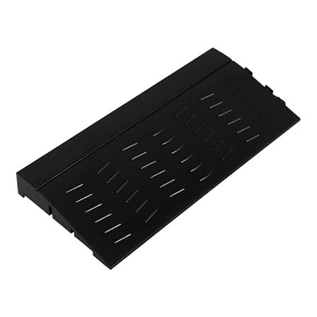 Dørtrinramper Kompatible med Døråbninger - Kørestolsrampe Dørramper Kompatible med Kørestole Trappetrin Indkørsel og Kantfejende Robotter Sort