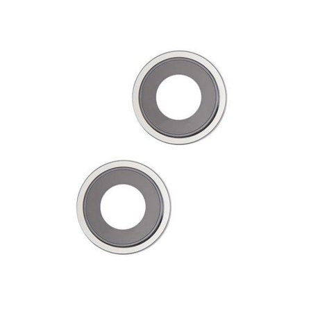 iPhone 14 Plus Kameralins med Ram - Sliver