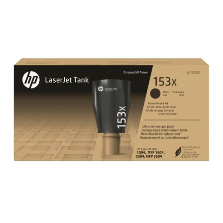 HP 153X - høykapasitets - svart - original - LaserJet - tonerpatron (W1530X)
