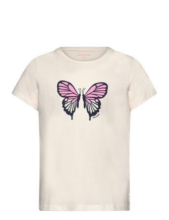 Printed T-Shirt Tom Tailor White
