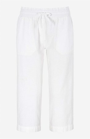 Cellbes of Sweden - Capribuksen i vasket bomull i hvit for damer i størrelse 34